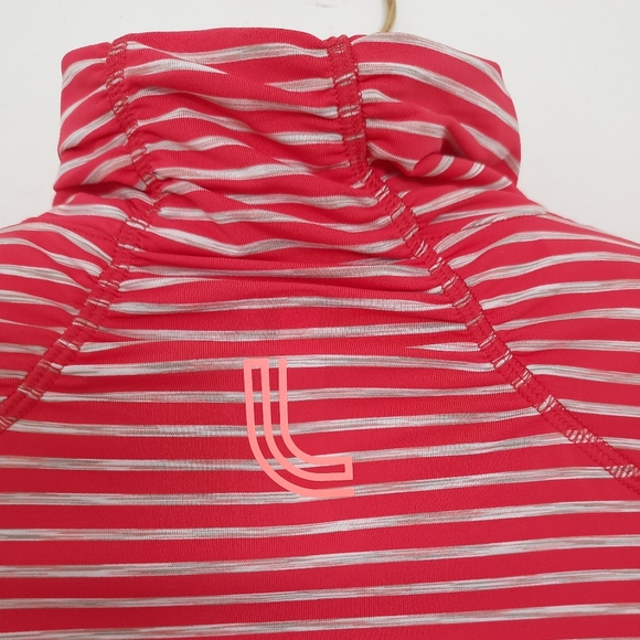 NWT Lole Women Pink Full Zip Essential Stripe Jacket. Size XS - Picture 4 of 16